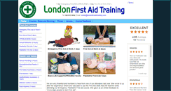 Desktop Screenshot of firstaidtraininglondon.co.uk